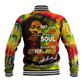 The Legend of Reggae One Love Baseball Jacket Bob Colorful Art