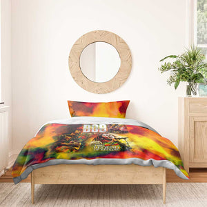 The Legend of Reggae One Love Bedding Set Bob Colorful Art