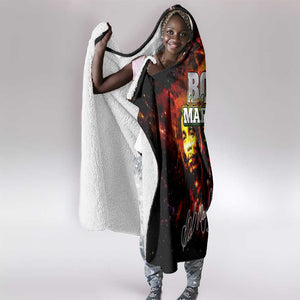 Bob King Of Reggae Rastafari Lion Hooded Blanket You Never Know How Strong You Are