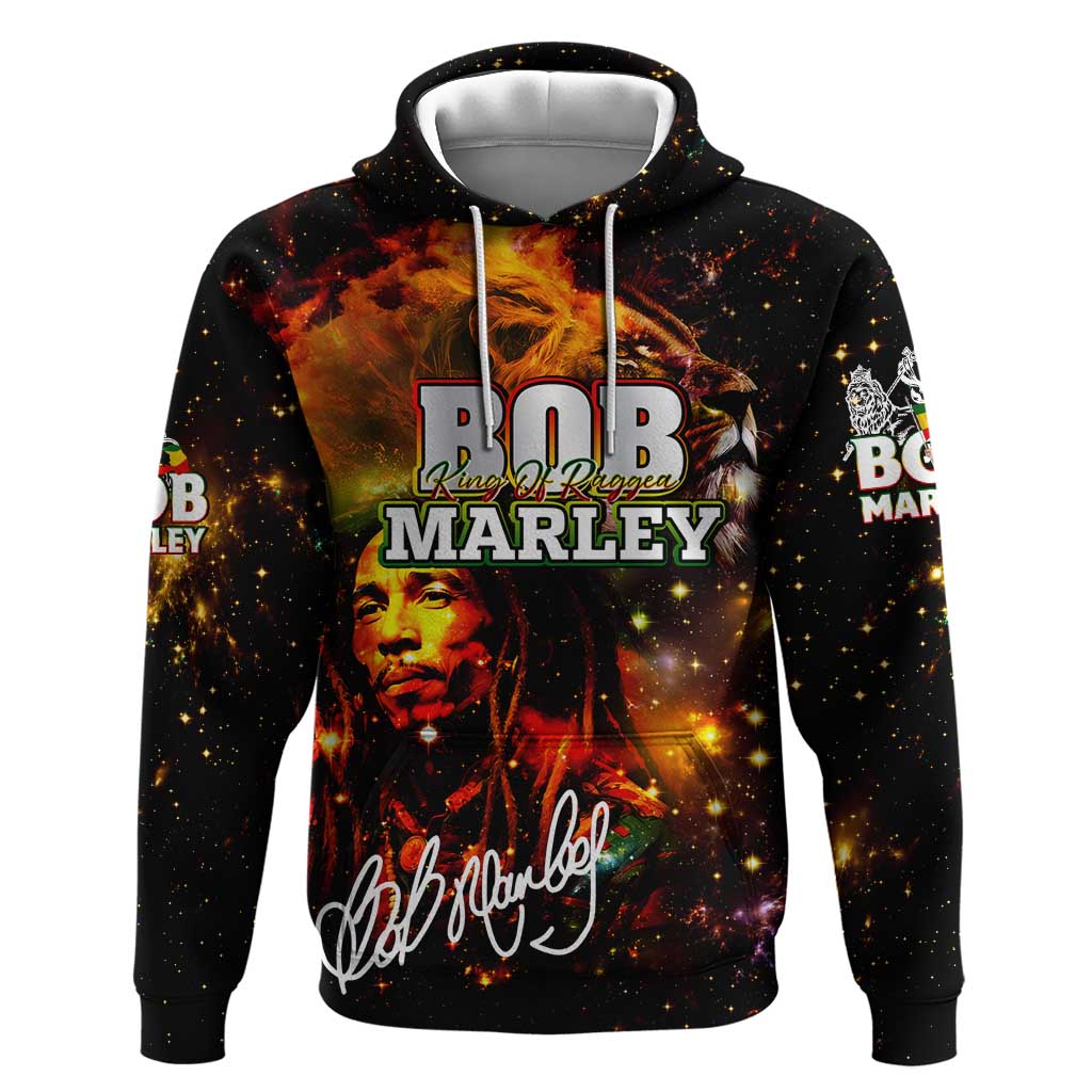 Bob King Of Reggae Rastafari Lion Hoodie You Never Know How Strong You Are