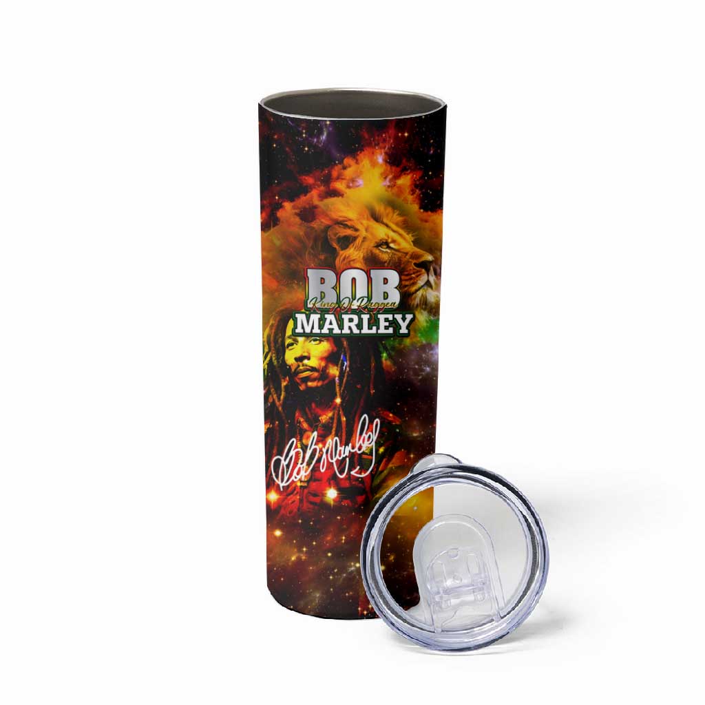 Bob King Of Reggae Rastafari Lion Skinny Tumbler You Never Know How Strong You Are
