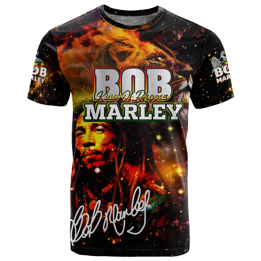 Bob King Of Reggae Rastafari Lion T shirt You Never Know How Strong You Are
