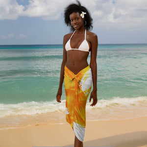 Legend Bob Reggae Afro Sarong One Love One Heart Tropical Leaf