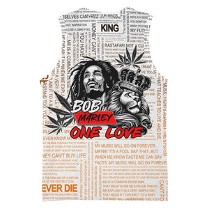Afro King of Reggae Legend Bob Basketball Jersey Rastafari Lion Cannabis Typography Style DT02
