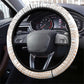 Afro King of Reggae Legend Bob Steering Wheel Cover Rastafari Lion Cannabis Typography Style