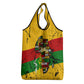 Black History Month Africa Grocery Bag Strength Love and Justice Typography