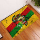Black History Month Africa Rubber Doormat Strength Love and Justice Typography