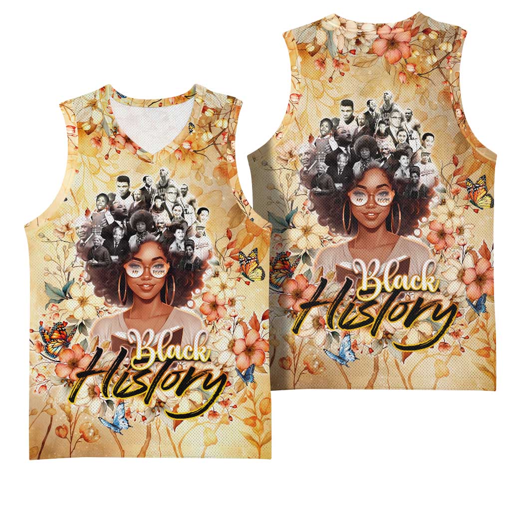 African Women Black History Basketball Jersey Civil Rights Leaders My Roots DT02
