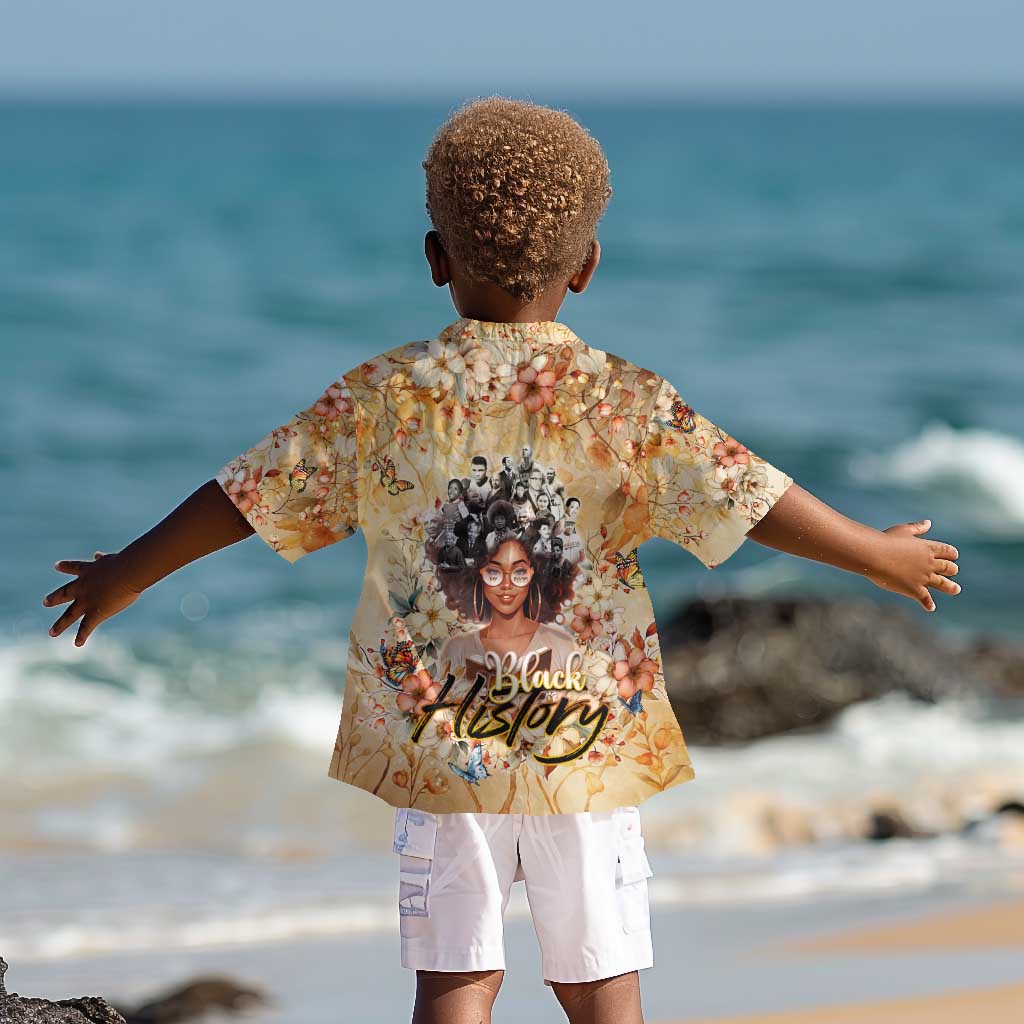 African Women Black History Kid Hawaiian Shirt Civil Rights Leaders My Roots