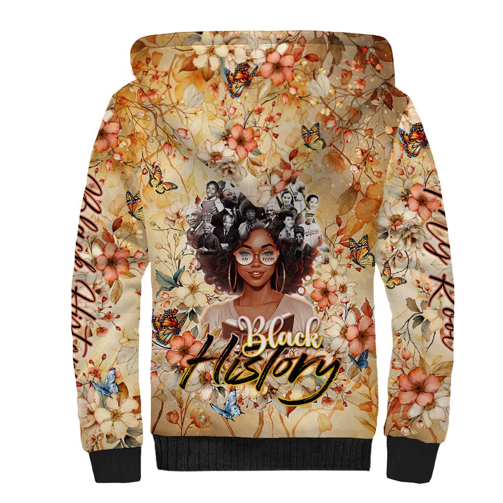 African Women Black History Sherpa Hoodie Civil Rights Leaders My Roots