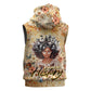 African Women Black History Sleeveless Zip Hoodie Civil Rights Leaders My Roots - African Pride