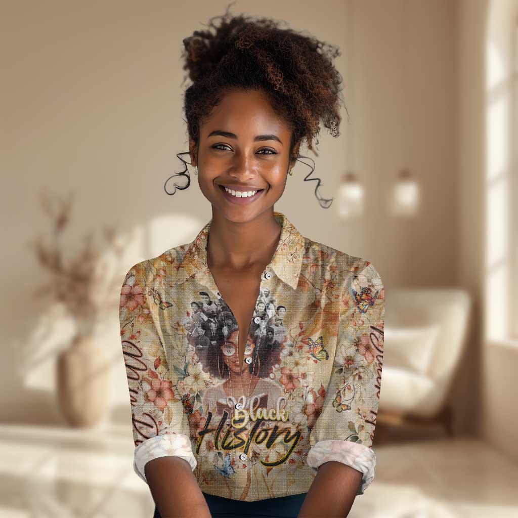 African Women Black History Women Casual Shirt Civil Rights Leaders My Roots