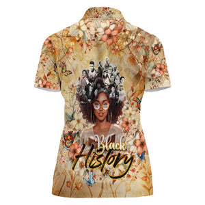 African Women Black History Women Polo Shirt Civil Rights Leaders My Roots