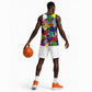 Black History Month African American Basketball Jersey Paint Splashes DT02