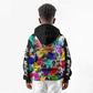Black History Month African American Kid Hoodie Paint Splashes
