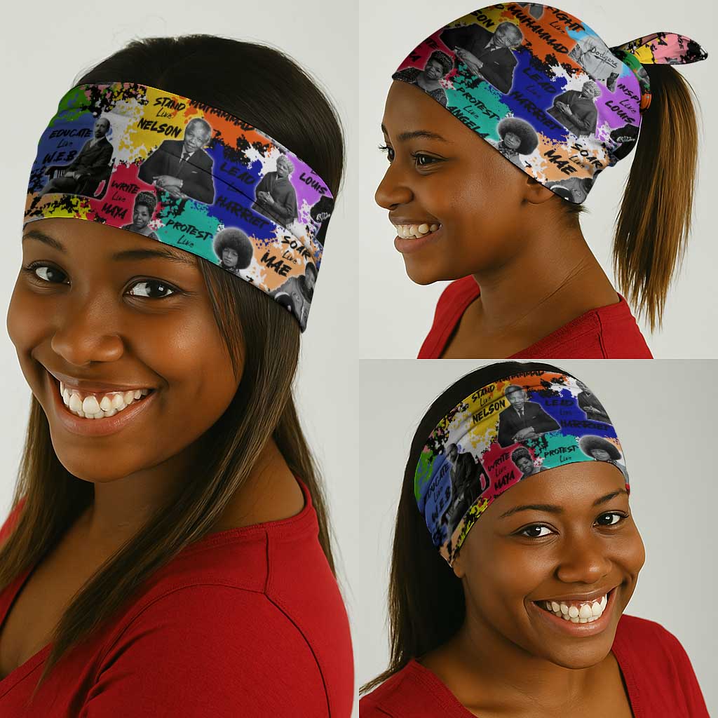 Black History Month African American Neck Gaiter Paint Splashes DT02