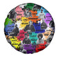 Black History Month African American Spare Tire Cover Paint Splashes