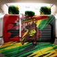 Afro Jamaica Lion Back Car Seat Cover Coat Of Arms Rastafarianism