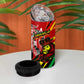Afro Jamaica Lion 4 in 1 Can Cooler Tumbler Coat Of Arms Rastafarianism