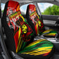 Afro Jamaica Lion Car Seat Cover Coat Of Arms Rastafarianism