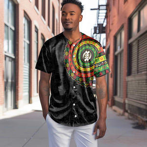 Adinkra Symbols Baseball Jersey African Culture