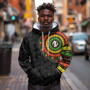 Adinkra Symbols Hoodie African Culture