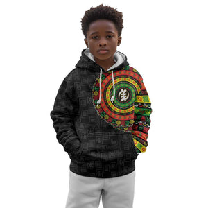 Adinkra Symbols Kid Hoodie African Culture