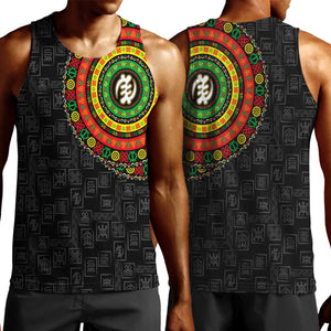 Adinkra Symbols Men Tank Top African Culture