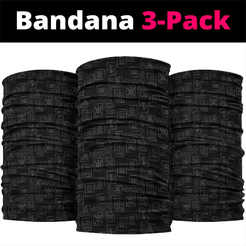 Adinkra Symbols Neck Gaiter African Culture DT02