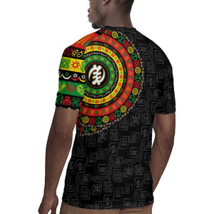 Adinkra Symbols Rugby Jersey African Culture