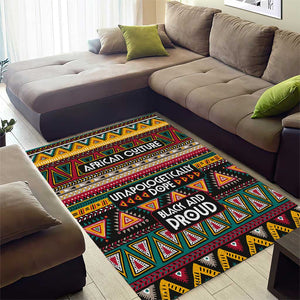 Colorful African Pattern Area Rug