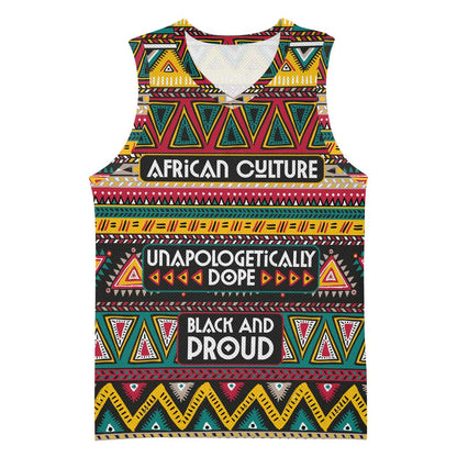 Colorful African Pattern Basketball Jersey DT02