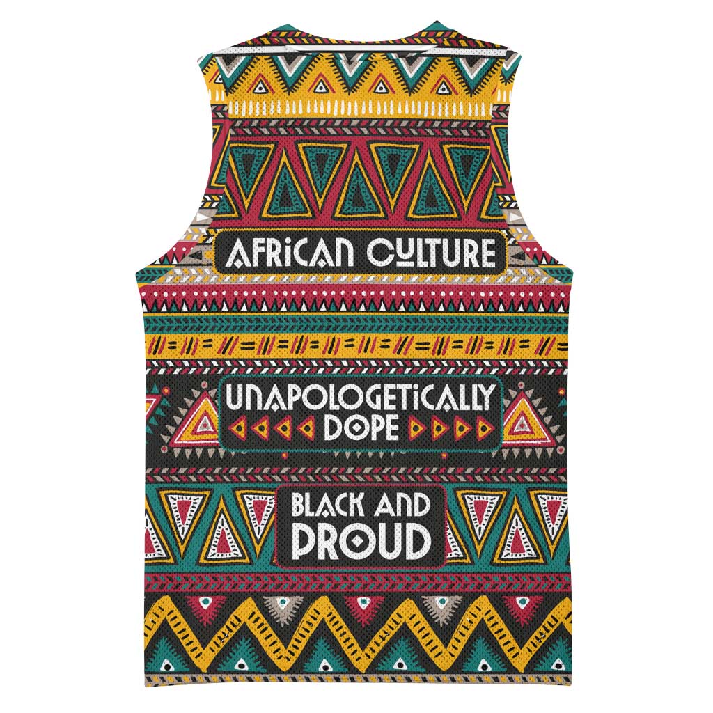 Colorful African Pattern Basketball Jersey DT02