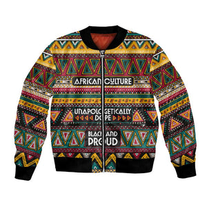 Colorful African Pattern Bomber Jacket