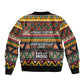 Colorful African Pattern Bomber Jacket