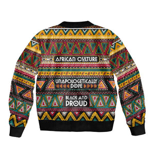 Colorful African Pattern Bomber Jacket