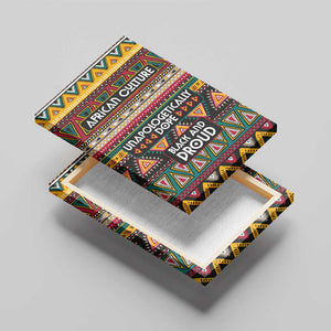 Colorful African Pattern Canvas Wall Art