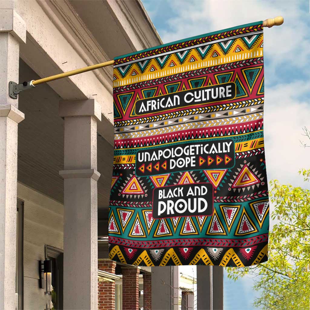 Colorful African Pattern Garden Flag