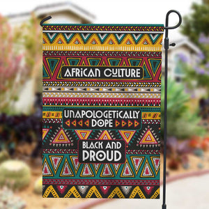 Colorful African Pattern Garden Flag