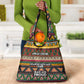 Colorful African Pattern Grocery Bag