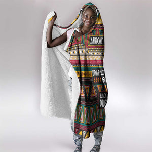 Colorful African Pattern Hooded Blanket