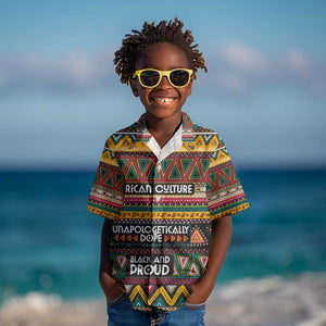 Colorful African Pattern Kid Hawaiian Shirt