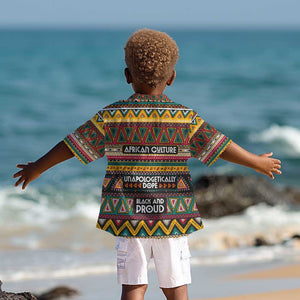 Colorful African Pattern Kid Hawaiian Shirt