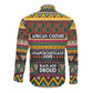 Colorful African Pattern Long Sleeve Button Shirt