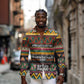 Colorful African Pattern Long Sleeve Button Shirt
