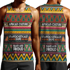 Colorful African Pattern Men Tank Top