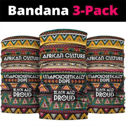 Colorful African Pattern Neck Gaiter DT02