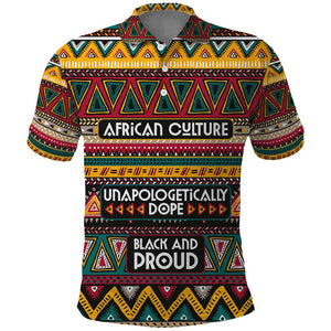 Colorful African Pattern Polo Shirt