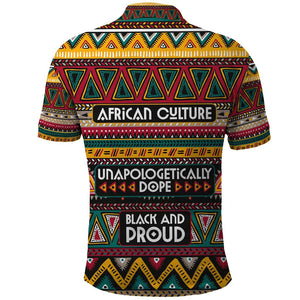 Colorful African Pattern Polo Shirt