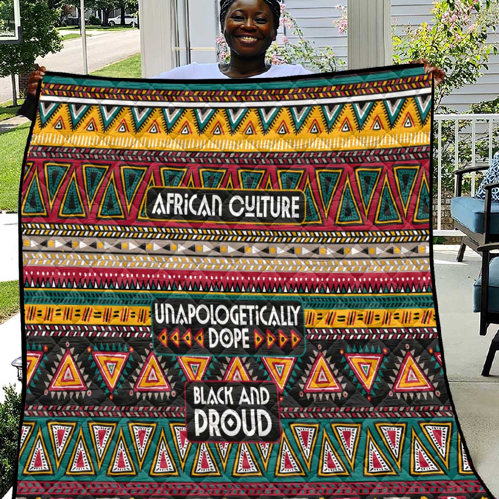 Colorful African Pattern Quilt